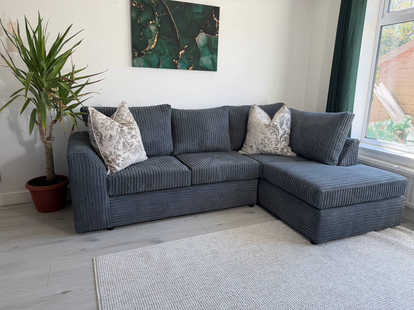 Corded Corner sofa