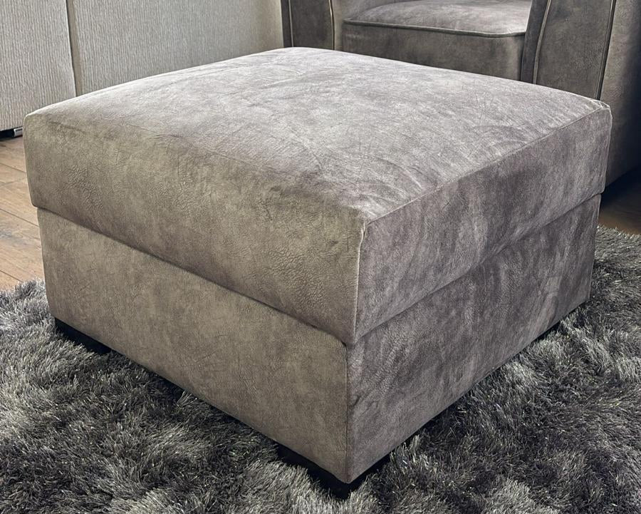 Serena Sofa Brown Footstool