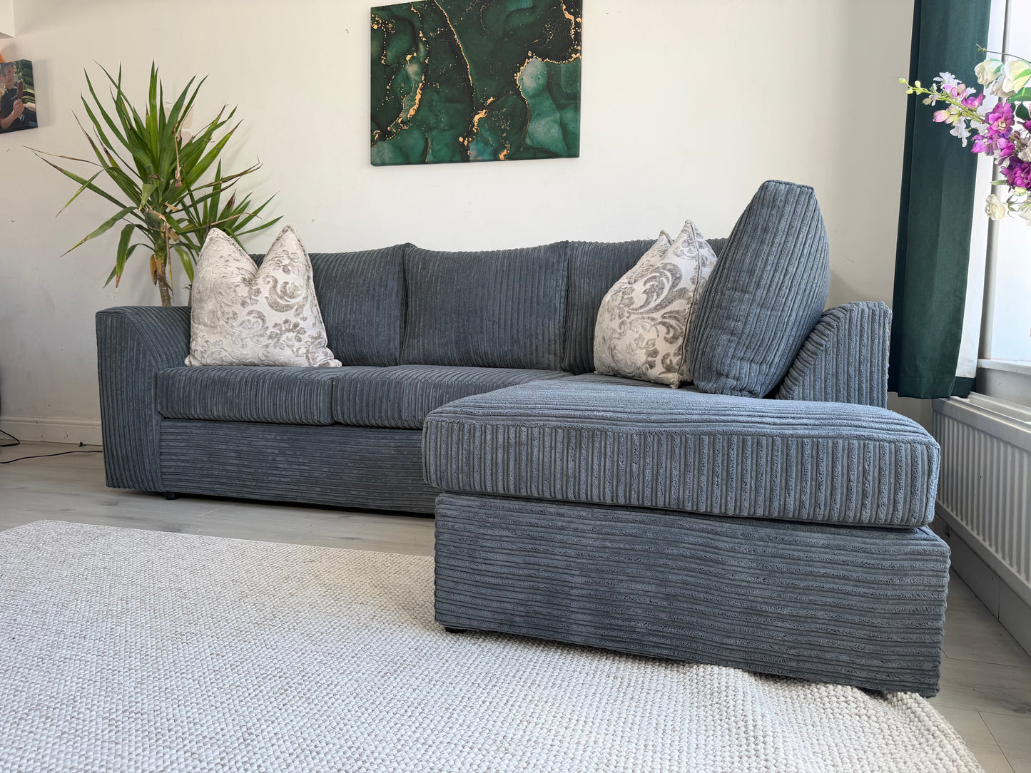 Corded Corner sofa