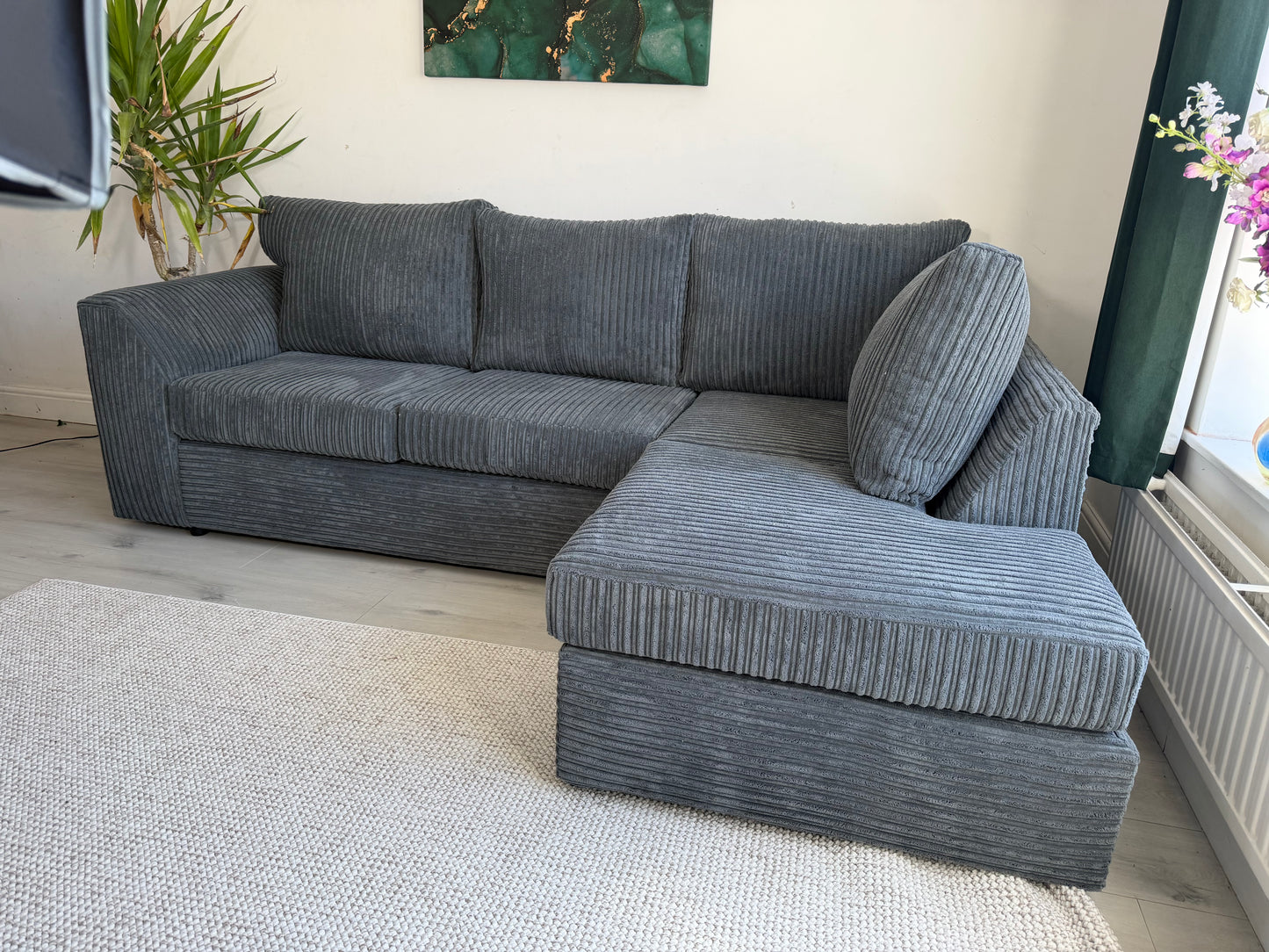 Corded Corner sofa